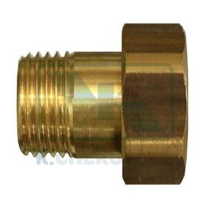 TAILS WITH NUT 1/2" x 3/4" YELLOW