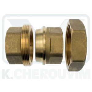 STRAIGHT FITTING 3 PCS 2"F.F. YELLOW