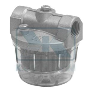 ΦΙΛΤΡΑ ΠΕΤΡΕΛΑΙΟΥ WΑΤΤS 1/2" ΜΕ ΔΟΧΕΙΟ ΠΛΑΣΤΙΚΟ ΙΤΑΛΙΑΣ