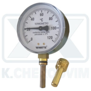 ΘΕΡΜΟΜΕΤΡΟ Φ80 ΚΑΘΕΤΟ 0+120 °C ΧΡΩΜΕ ΜΕ ΚΥΑΘΙΟ ΟΡΕΙΧ. ΚΑΤΩ ΣΠΕΙΡΩΜΑ