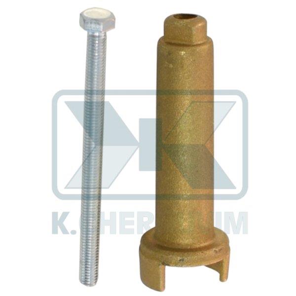 EXTENSION L56 ? 24 BRASS WITH SCREW Μ5X70 FOR BALL VALVE HANDLES FORTIS