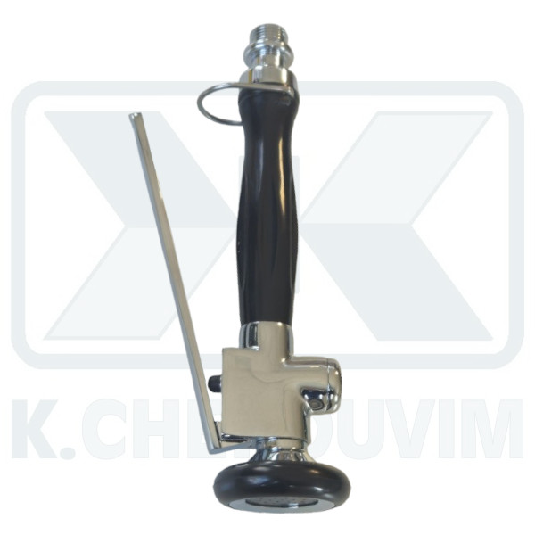 ΝΤΟΥΖΑΚΙ ΚΑΤΑΙΩΝΙΣΤΗΡΑ ΚΟΥΖΙΝΑΣ ΙΣΙΟ ΜΕ ΛΑΒΗ STOP Φ39 Χ L200 ΜΑΥΡΟ-ΧΡΩΜΕ ΜΕΤΑΛΛΟΠΛΑΣΤΙΚΟ 1/2" ΑΡΣ.