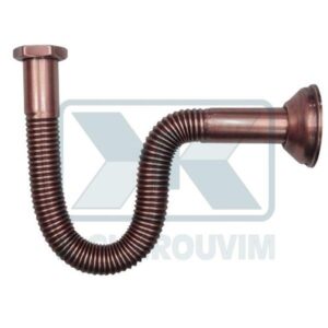 ΣΙΦΟΝΙ ΝΙΠΤΗΡΑ RAME ΣΠΙΡΑΛ ΕΥΚΑΜΠΤΟ ΜΕ ΡΟΖΕΤΑ