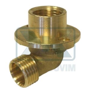 ΓΩΝΙΑ 105° ΥΔΡΟΛΗΨΙΑΣ ΜΕ ΠΡΟΕΚΤΑΣΗ 1/2" ΘΗΛ. ΑΡΣ. ΟΡΕΙΧΑΛΚΙΝΗ ΧΩΡΙΣ ΡΑΚΟΡ ΓΙΑ ΠΛΑΣΤΙΚΗ & ΠΟΛΥΣΤΡΩΜΑΤΙΚΗ