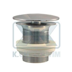 VALVE WASHBASIN ALWAYS OPEN Η.75 WITH BACK NUT WITHOUT OVERFLOW BRASS CROM.