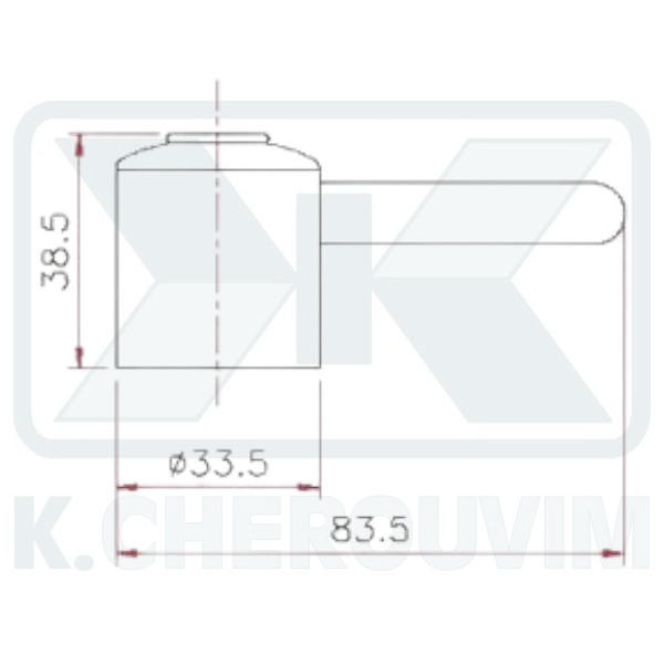 HANDLE WATER MIXERS MINIMAL CARMEN WITH 1 SPILE BRASS CROM. ? 8 X Ζ20 - Image 2