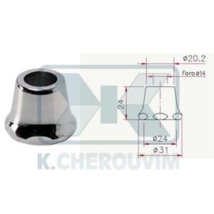 ΚΑΜΠΑΝΑΚΙ ΕΞΑΓΩΝΟ ΟΡΕΙΧΑΛΚΙΝΟ ΧΡΩΜΕ ΜΗΧΑΝΙΣΜΟΥ ΜΠΑΤΑΡΙΑΣ