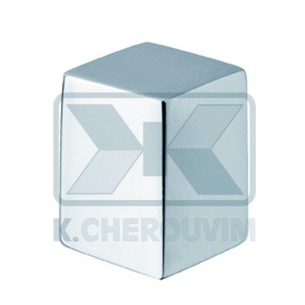 KNOB Μ4 SQUARE #15 X Η21 FOR DISTRIBUTOR WATER MIXERS BATHROOM SOLID BRASS CROM.