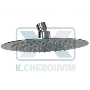WATER SAVING SHOWER HEAD IN STAINLESS STEEL, ROUND AND ANTI-LIMESCALE ?250