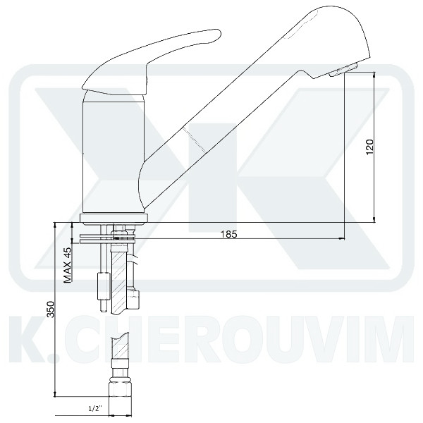 ΜΠΑΤΑΡΙΑ FALCO ΚΟΥΖΙΝΑΣ ΠΑΓΚΟΥ ΜΕ ΤΗΛΕΦΩΝΟ ΑΝΑΜΕΙΚΤΙΚΗ ΧΡΩΜΕ Φ40 - Image 2