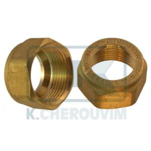 BRASS NUT ?28 X Μ35Χ1,5 FOR PEX COMPRESSION FITTING