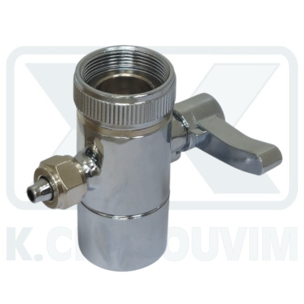 ΒΡΥΣΑΚΙ BYPASS ΓΙΑ ΣΩΛΗΝΑΚΙ 1/4" (Φ6) ΜΕ ΡΑΚΟΡ ΜΗΧΑΝΙΚΗΣ ΣΥΣΦΙΞΗΣ & ΦΙΛΤΡΑΚΙ ΧΡΩΜΕ 22Χ1 ΘΗΛ.