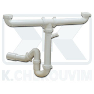 ΣΙΦΟΝΙΑ ΣΩΛΗΝΩΤΑ ΔΙΠΛΑ ΝΕΡΟΧΥΤΗ 1"1/2 & ΕΞΑΓΩΓΗ ΠΛΥΝΤΗΡΙΟΥ ΛΕΥΚΑ ΠΛΑΣΤΙΚΑ