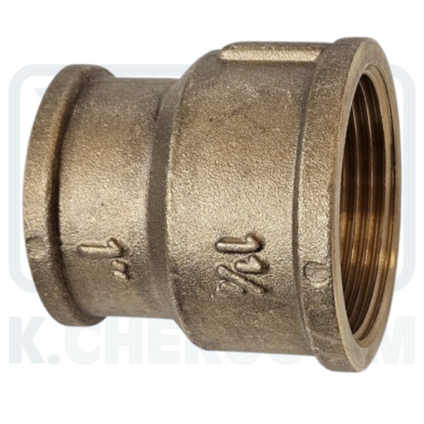 ΣΥΣΤΟΛΗ ΑΓΓΛΙΑΣ GAS 1" Χ 1"1/4 ΟΡΕΙΧΑΛΚΙΝΗ ΘΗΛ. ΘΗΛ. (UΝΙ 7129:2001)