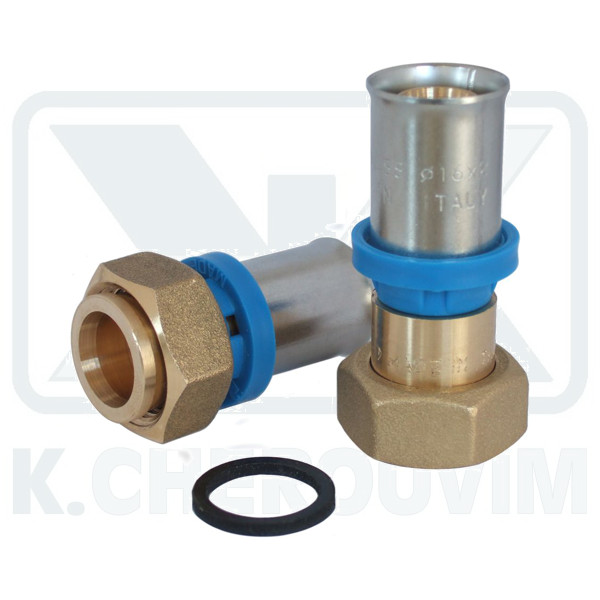 ΡΑΚΟΡ ΠΡΕΣΑΡΙΣΤΟ ΜΕ ΤΡΕΛΟ ΠΑΞΙΜ. 1"1/4 Χ Φ32 Χ 3,0 mm ΟΡΕΙΧ. ΜΕ ΚΥΑΘΙΟ ΙΝΟΧ 10 bar +90˚C UΝΙ ΙSΟ 7/1