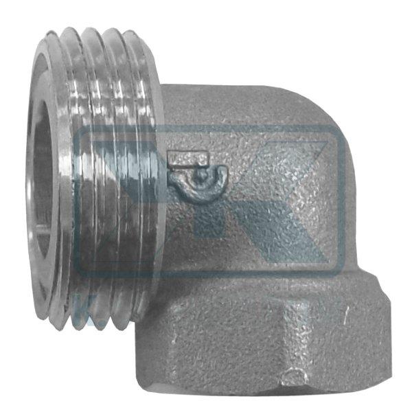 ΓΩΝΙΑ ΚΟΛΕΚΤΕΡ ΧΡΩΜΕ 3/4" ΑΡΣ. Χ 1/2" ΘΗΛ. (UΝΙ ΕΝ 12165)