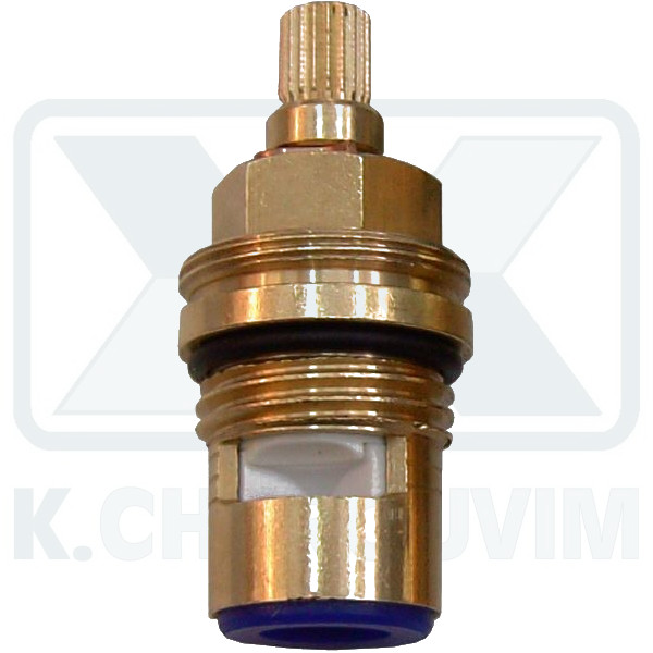 1/2" BRASS HEADWORK BLUE RIGHT SPLINE ? 8 X Ζ24 - 3/16" CERAMIC 90° FOR CLASSIC TAPS