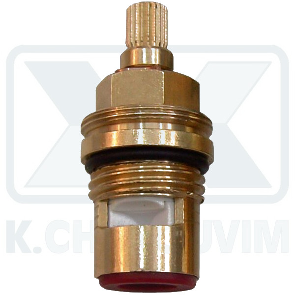 1/2" BRASS HEADWORK RED LEFT SPLINE ? 8 X Ζ24 - 3/16" CERAMIC 90° FOR CLASSIC TAPS