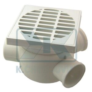 ΣΙΦΟΝΙΑ ΔΑΠΕΔΟΥ ΜΙΚΡΑ ΜΕ ΠΛΑΣΤΙΚΗ ΣΧΑΡΑ Φ100 (2 ΠΑΡ. Φ40 - 1 ΕΞΟΔ.Φ50) Η75