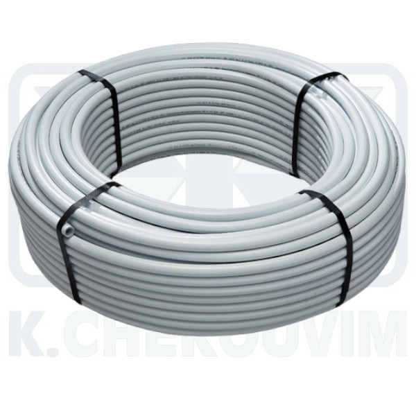 ΣΩΛΗΝΑ ΚΟΥΛΟΥΡΑ 100 m ΛΕΥΚΗ ΧΩΡΙΣ ΜΟΝΩΣΗ Φ20 Χ 2,0 mm PE-XB/AL/PE-XB AL 0,25