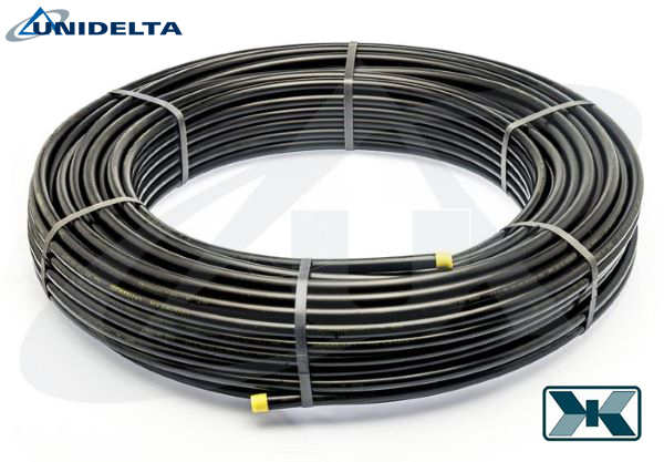 ΣΩΛΗΝΑ PE-X ΜΑΥΡΗ Φ18 Χ 2,0 mm ΚΟΥΛΟΥΡΑ 100 m UNITERM 95°C EN ISO 15875 UNIDELTA