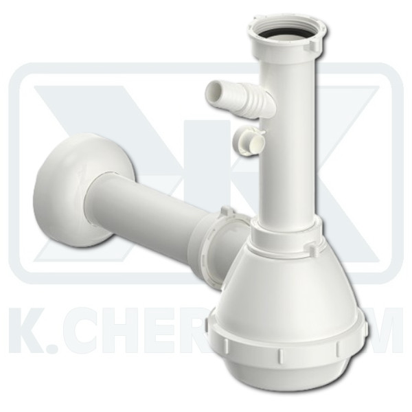 ΛΙΠΟΣΥΛΛΕΚΤΗΣ ΜΟΝΟΣ 1"1/2 ΜΕ ΕΞΟΔΟ Φ40 & ΕΞΑΓΩΓΗ ΠΛΥΝΤΗΡΙΟΥ ΠΛΑΣΤΙΚΟΣ ΛΕΥΚΟΣ