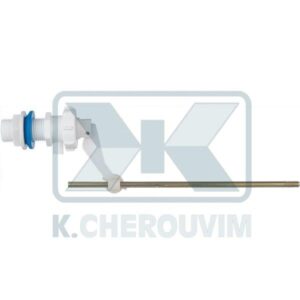 ΦΛΟΤΕΡ 1/2" ΠΛΑΣΤΙΚΟ ΛΕΥΚΟ ΜΕ ΟΡΕΙΧΑΛΚΙΝΗ ΒΕΡΓΑ 19 cm