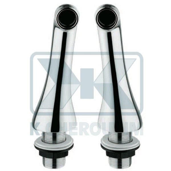 ΖΕΥΓΟΣ ΕΚΚΕΝΤΡΑ ΓΩΝΙΑΚΑ ΕΞΩΤΕΡΙΚΑ Η125 Χ 3/4" ΑΡΣ. Χ 3/4" ΑΡΣ. ΧΡΩΜΕ ΜΠΑΤΑΡΙΩΝ ΛΟΥΤΡΟΥ