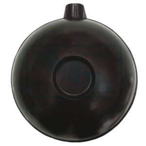 ΦΟΥΣΚΑ Φ150 ΜΕ ΣΠΕΙΡΩΜΑ 1/4" ΜΑΥΡΗ ΠΛΑΣΤΙΚΗ ΣΤΡΟΓΓΥΛΗ