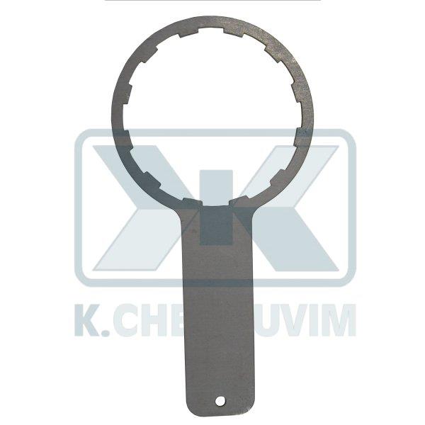 ΚΛΕΙΔΙ ΧΑΛΥΒΔΙΝΟ ΜΕ 12 ΕΓΚΟΠΕΣ ΓΙΑ ΔΟΣΟΜΕΤΡΗΤΗ ΑΛΑΤΩΝ 3/4"-1" ΜΕ ΟΡΕΙΧΑΛΚΙΝΗ ΚΕΦΑΛΗ ΧΡΩΜΕ