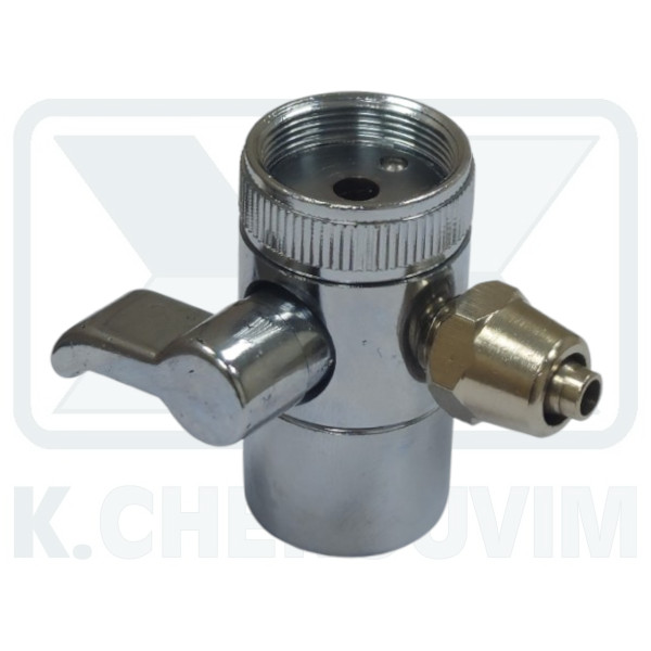 ΒΡΥΣΑΚΙ BYPASS ΓΙΑ ΣΩΛΗΝΑΚΙ 5/16" (Φ8) ΜΕ ΡΑΚΟΡ ΜΗΧΑΝΙΚΗΣ ΣΥΣΦΙΞΗΣ & ΦΙΛΤΡΑΚΙ ΧΡΩΜΕ 22Χ1 ΘΗΛ.