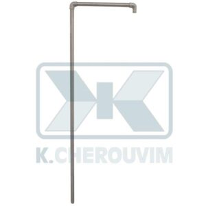 ΚΟΛΟΝΑ ΙΝΟΧ ΜΑΤ 1/2" ΘΗΛ. Χ 1/2" ΑΡΣ. Η122 Χ 35 cm Φ21 ΑΙSΙ 316