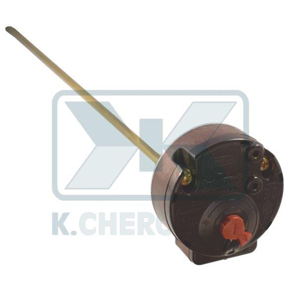 STEM SINGLE-POLE THERMOSTAT RTS-3 L450 mm FOR WATER HEATER FASTON CONNECTION WITH 2 CONTACTS BROWN 20Α THERMOWATT ITALY