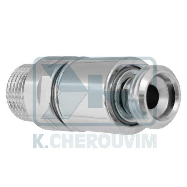 ΠΡΙΖΑ ΝΕΡΟΥ GENIUS 1/2" ΑΡΣ. ΧΩΡΙΣ ΡΟΖΕΤΑ ΜΕ ΦΙΣ 3/4" ΑΡΣ. ΟΡΕΙΧΑΛΚΙΝΗ ΧΡΩΜΕ 700 bar