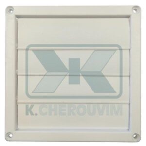 ΠΕΡΣΙΔΕΣ ΤΕΤΡΑΓΩΝΕΣ Φ100 (Φ104) ΜΕ 4 ΦΥΛΛΑΡΑΚΙΑ ΠΛΑΣΤΙΚΕΣ ΛΕΥΚΕΣ ΑΒS