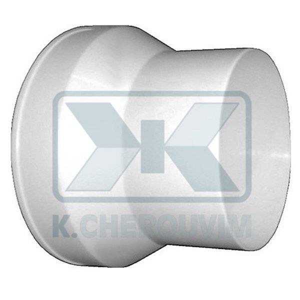 ΣΥΣΤΟΛΗ ΑΠΟΡΡΟΦΗΤΗΡΑ Φ125 ΘΗΛ - Φ100 ΑΡΣ. ΠΛΑΣΤΙΚΗ ΛΕΥΚΗ