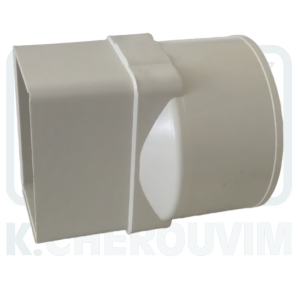 ΜΕΤΑΤΡΟΠΗ ΣΩΛΗΝΑΣ ΛΕΥΚΗ 6Χ10 ΑΡΣ. Χ Φ100 ΘΗΛ. ΠΛΑΣΤΙΚΗ