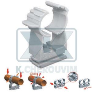 SUPPORT FIX-EXPRESS ∅ 20-23 MULTIPLE SERRATE PLASTIC