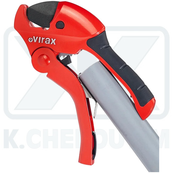 ΨΑΛΙΔΙ ΜΕ ΚΑΣΤΑΝΙΑ ΓΙΑ ΠΛΑΣΤΙΚΗ ΣΩΛΗΝΑ ΕΩΣ Φ42 ΚΟΚΚΙΝΟ VIRAX 215042 - Image 5