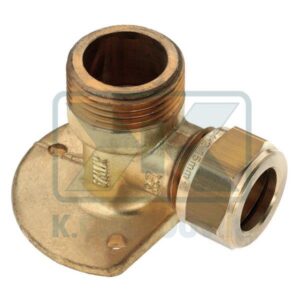 MALE WALLPLATE ELBOW FOR COPPER PIPE