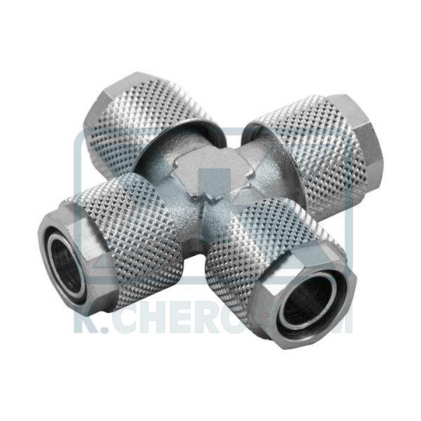 ΣΤΑΥΡΟΣ ΣΩΛΗΝΑΣ NYLON ΣΥΝΔΕΣΗΣ Φ10 ΜΗΧΑΝΙΚΗΣ ΣΥΣΦΙΞΗΣ ΝΙΚΕΛ