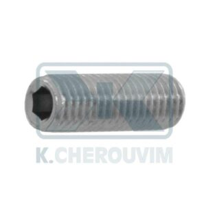 STAINLESS STEEL THREADED ROD Μ12 X 35 mm ALLEN SOCKET HEAD GALVANIZED DIN916