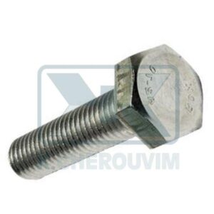 VALVE INOX HEXAGON Μ8 X 16 DIN 933 #13 FOR IMMERSION HEATER WATER HEATER