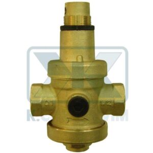 REDUCER PRESSURE BRASS 3" FEMALE FEMALE WITH SEAT INOX PN 25 AND INPUT FOR MANOMETER 1/4"