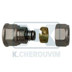 FEMALE 1"1/4xΦ32x3,0 FITTINGS NICKEL-PLATED