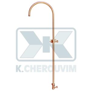 ΚΟΛΟΝΑ ARCO ΠΤΥΣΣΟΜΕΝΗ ΜΕ 2 ΣΤΗΡΙΓΜΑΤΑ ΤΟΙΧΟΥ & ΔΙΑΝΟΜΕΑ RAME