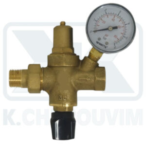 ΑΥΤΟΜΑΤΟΣ ΠΛΗΡΩΣΗΣ ΑΠΛΟΣ ΟΡΕΙΧΑΛΚΙΝΟΣ ΜΕ ΜΑΝΟΜΕΤΡΟ, ΡΝ16 - 1/2" +80°C