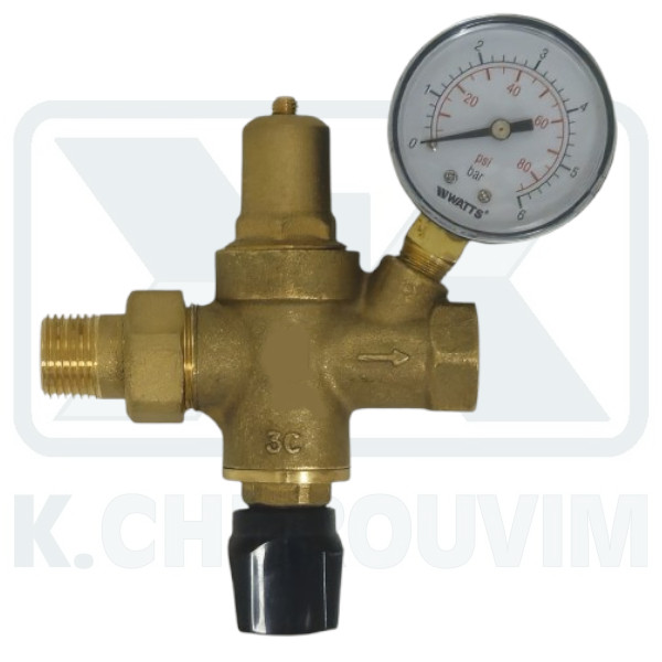 ΑΥΤΟΜΑΤΟΣ ΠΛΗΡΩΣΗΣ ΑΠΛΟΣ ΟΡΕΙΧΑΛΚΙΝΟΣ ΜΕ ΜΑΝΟΜΕΤΡΟ & ΡΑΚΟΡ ΣΤΗΝ ΕΙΣΟΔΟ , PN16 - 1/2" +80°C