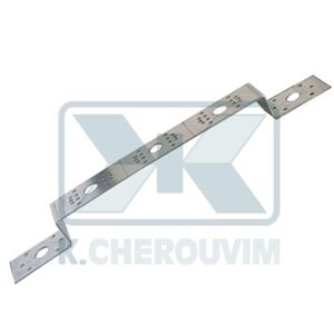 ΕΛΑΣΜΑ ΤΟΙΧΟΥ ΓΑΛΒΑΝΙΖΕ ΔΙΑΤΡΗΤΟ ΜΕ 4 ΒΙΔΕΣ ΓΙΑ ΓΩΝΙΕΣ ΜΕ ΣΤΗΡΙΓΜΑ