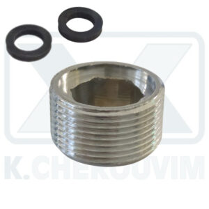 ΜΑΣΤΟΣ ΧΡΩΜΕ Μ18Χ1 ΑΡΣ. ΑΡΣ. L10 ΜΕ ΔΙΠΛΗ ΠΑΤΟΥΡΑ & ΛΑΣΤΙΧΑ ΓΙΑ ΦΙΛΤΡΑΚΙΑ ΜΠΑΤΑΡΙΩΝ